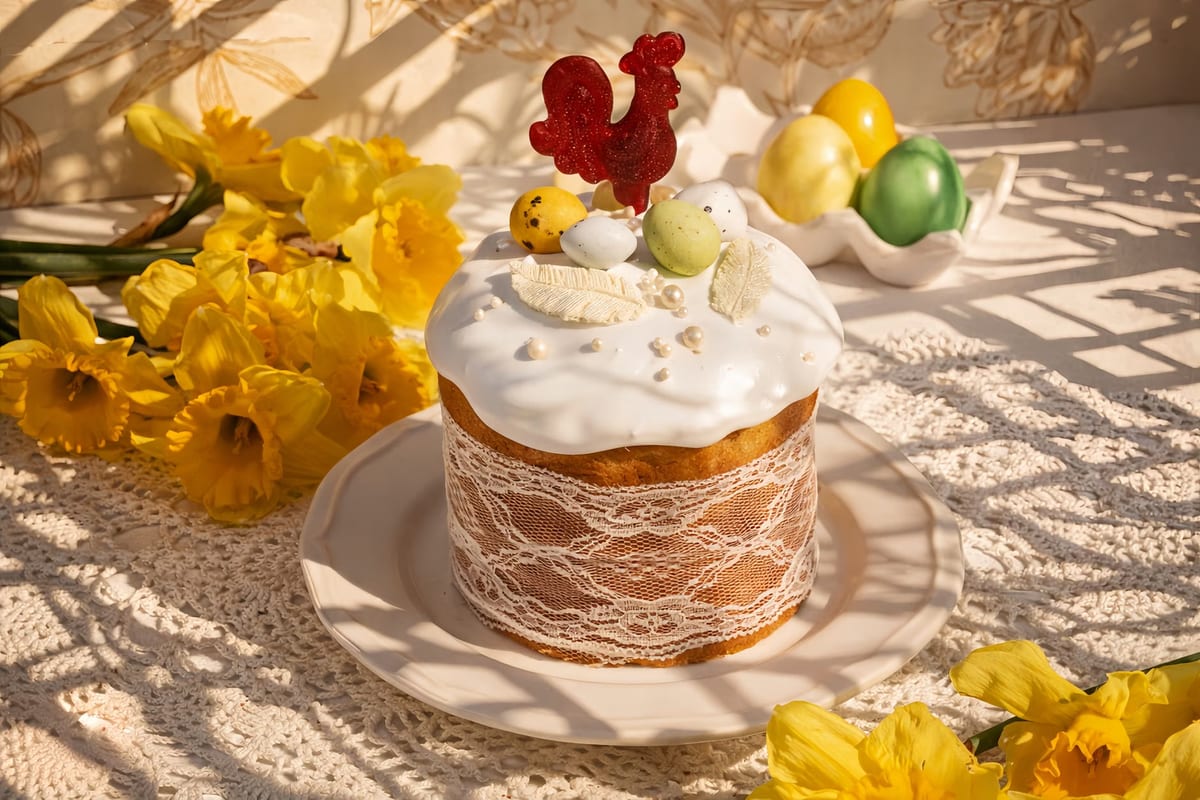 Des monastère de Pâques originaux, un dessert de Pâques !